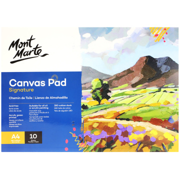 MONT MARTE Canvas Pad 10 Sheet - A4
